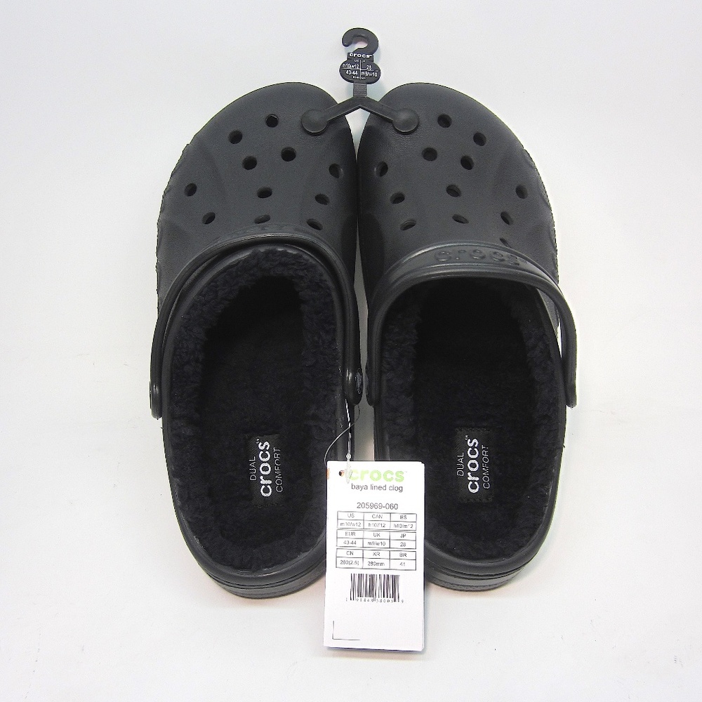 Crocs Baya Lined Clog unisex mens 10/women's 12
